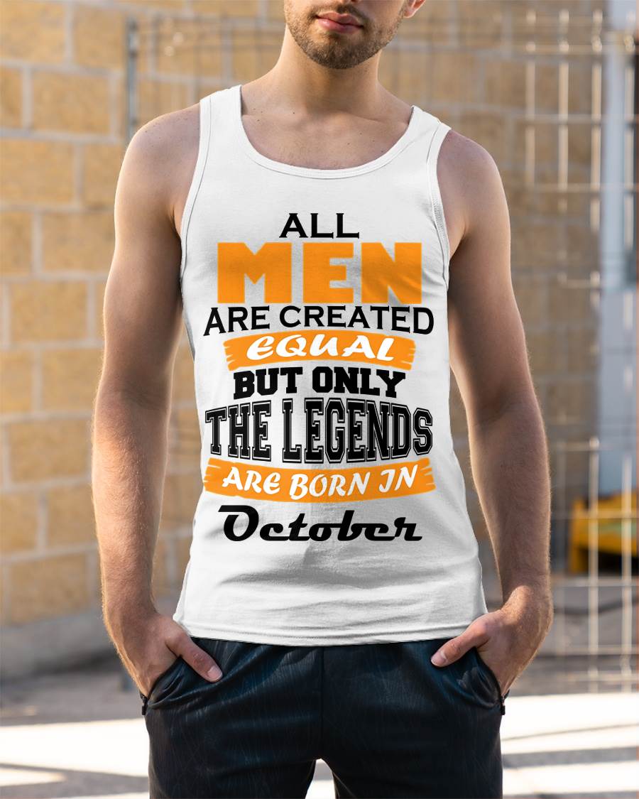 OCTOBER BORN – ONLY LEGENDS ARE CREATED - FOR MAN - TLEE10 (SKU2606-281-10)