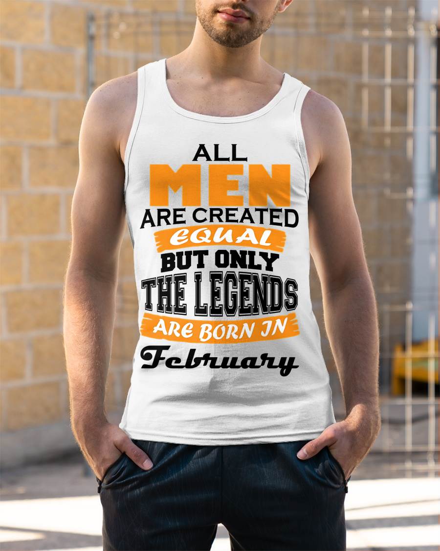 FEBRUARY BORN – ONLY LEGENDS ARE CREATED - FOR MAN - TLEE02 (SKU2606-281-02)