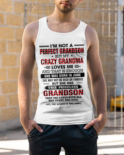 JUNE - NOT PERFECT, JUST GRANDMA’S FAVORITE GRANDSON - FROM GRANDMA - TLEE06 (SKU2606-362-06)