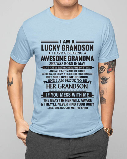 MAY - GRANDSON OF A STRONG & LOVING GRANDMA - FROM GRANDMA - TLEE05 (SKU11-154-05)