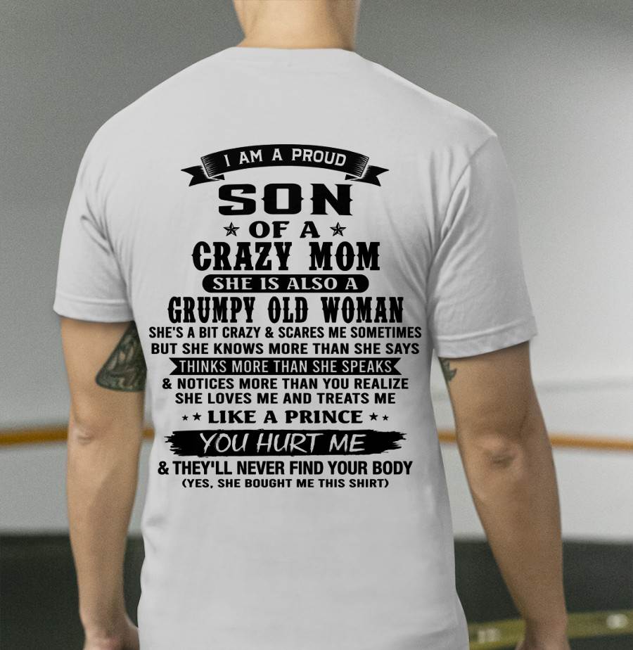 MY MOM IS CRAZY BUT SHE LOVES ME - FROM MOM - TLEE00 (SKU2606-354-00)