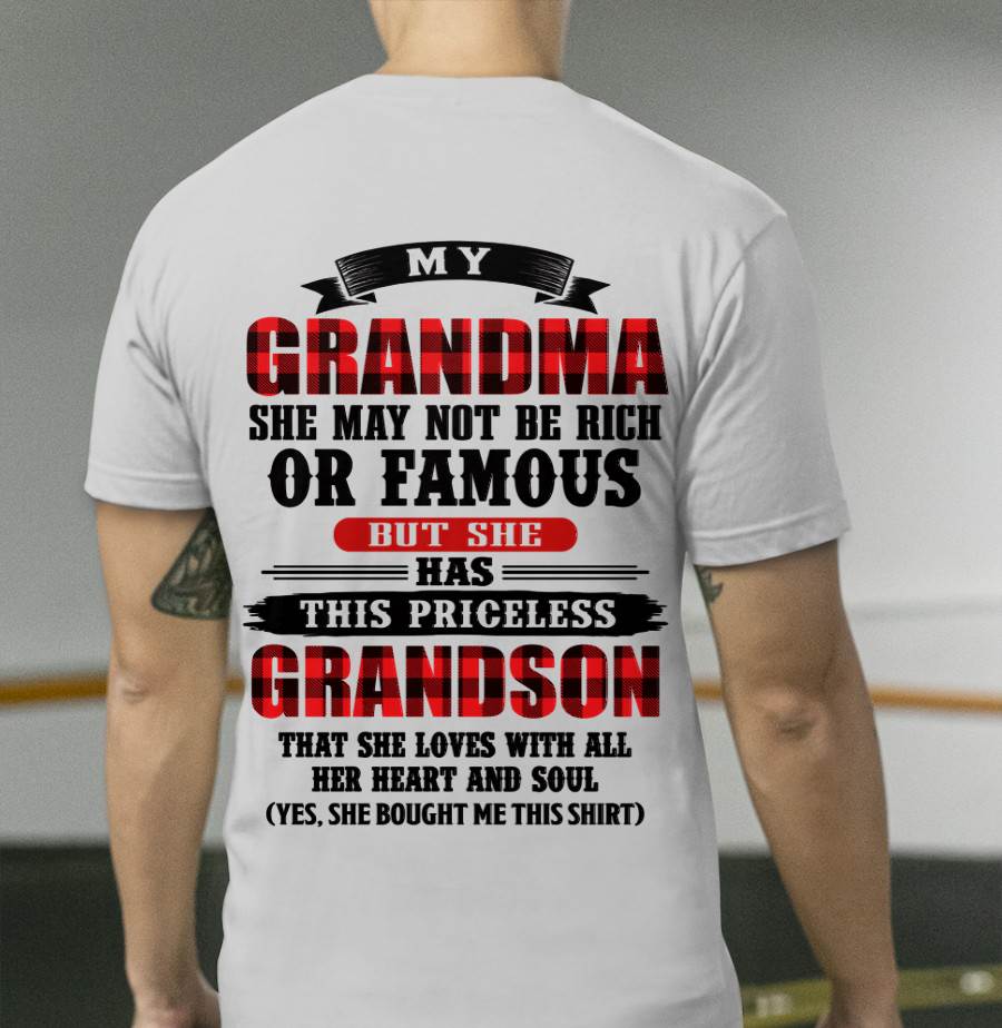 HER PRICELESS GRANDSON - FROM GRANDMA - TLEE00 (SKU2606-337-00)