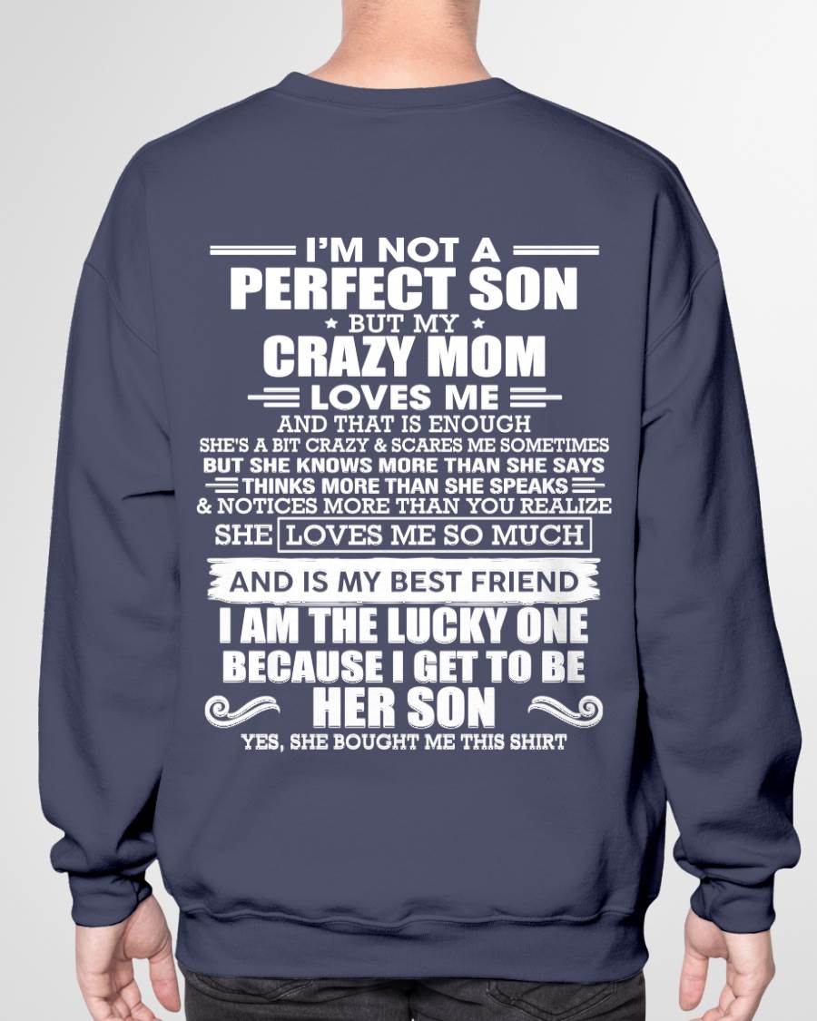 SHE MAY BE CRAZY BUT SHE LOVES ME UNCONDITIONALLY - FROM MOM - TLEE00 (SKU2604-84-00)