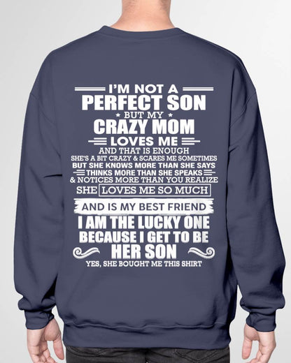 SHE MAY BE CRAZY BUT SHE LOVES ME UNCONDITIONALLY - FROM MOM - TLEE00 (SKU2604-84-00)