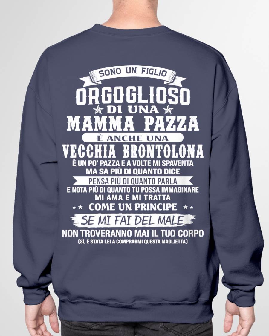 FIGLIO DI UNA MAMMA PAZZA - REGALO DA MAMMA  - TLEE00 (SKU2606-204-00)