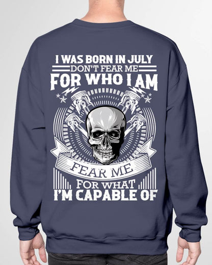 JULY – DON’T FEAR ME FOR WHO I AM, FEAR ME FOR WHAT I’M CAPABLE OF - FOR MAN - TLEE07 (SKU2604-199-07)