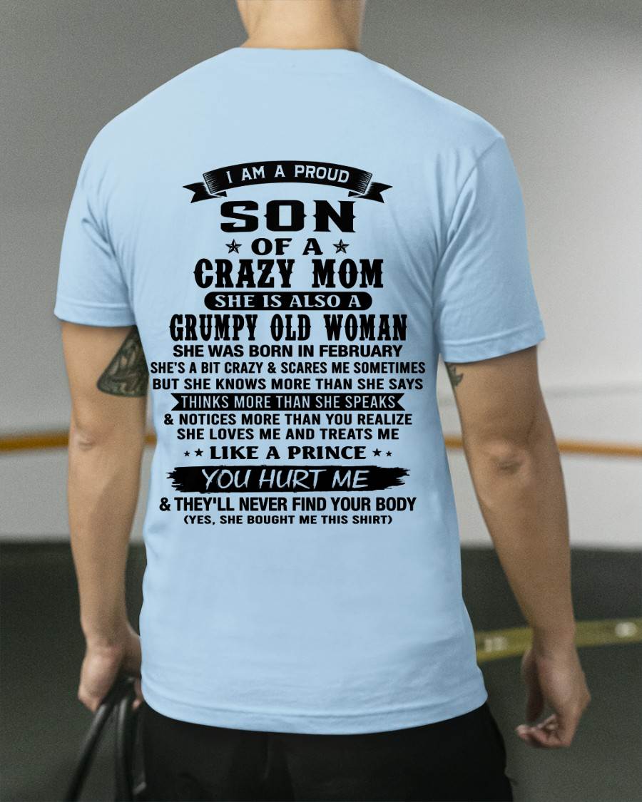 FEBRUARY - MY MOM IS CRAZY BUT SHE LOVES ME - FROM MOM - TLEE02 (SKU2606-354-02)