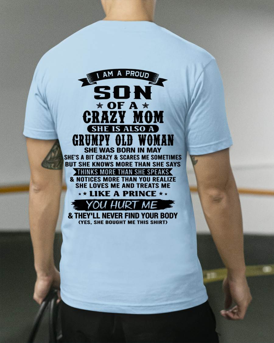 MAY - MY MOM IS CRAZY BUT SHE LOVES ME - FROM MOM - TLEE05 (SKU2606-354-05)