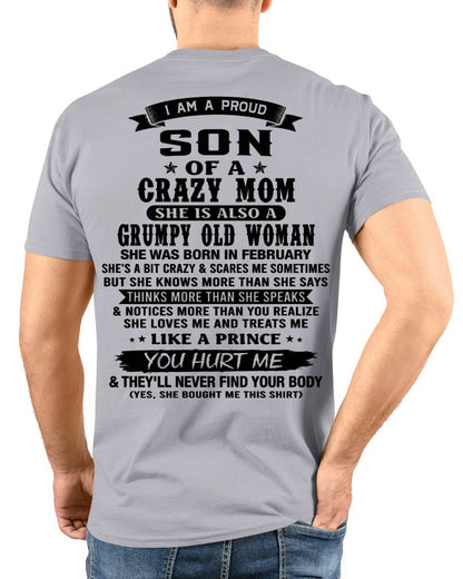 FEBRUARY - MY MOM IS CRAZY BUT SHE LOVES ME - FROM MOM - TLEE02 (SKU2606-354-02)