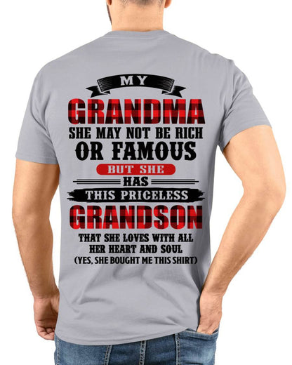 HER PRICELESS GRANDSON - FROM GRANDMA - TLEE00 (SKU2606-337-00)
