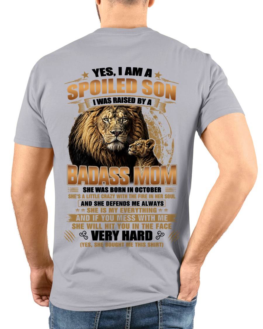 OCTOBER MOM GIFT FOR SON SHIRT - FROM MOM - TLEE10 (SKU2605-404-10)