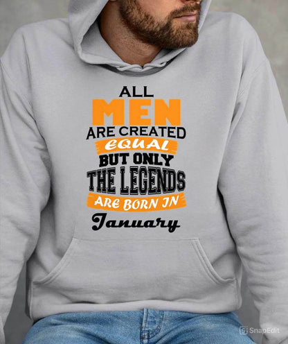 JANUARY BORN – ONLY LEGENDS ARE CREATED - FOR MAN - TLEE01 (SKU2606-281-01)