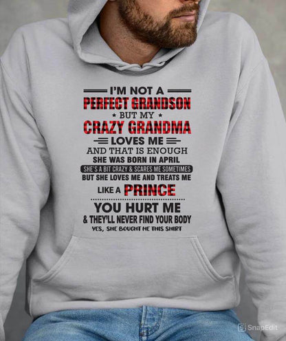 APRIL - PROUD GRANDSON OF A CRAZY GRANDMA - FROM GRANDMA - TLEE04 (SKU2603-71-04)