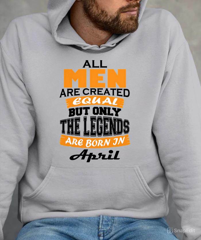 APRIL BORN – ONLY LEGENDS ARE CREATED - FOR MAN - TLEE04 (SKU2606-281-04)