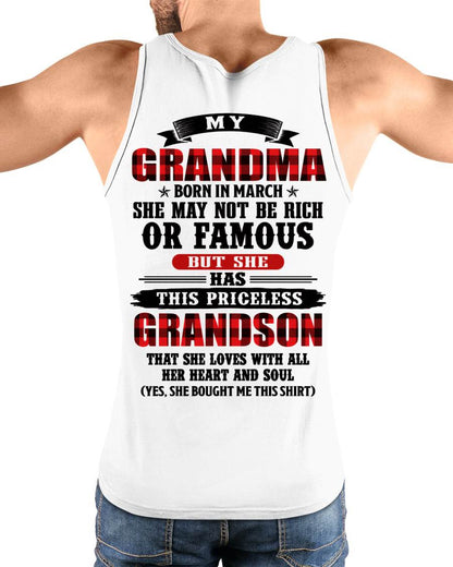 MARCH GRANDMA - HER PRICELESS GRANDSON - FROM GRANDMA - TLEE03 (SKU2606-337-03)