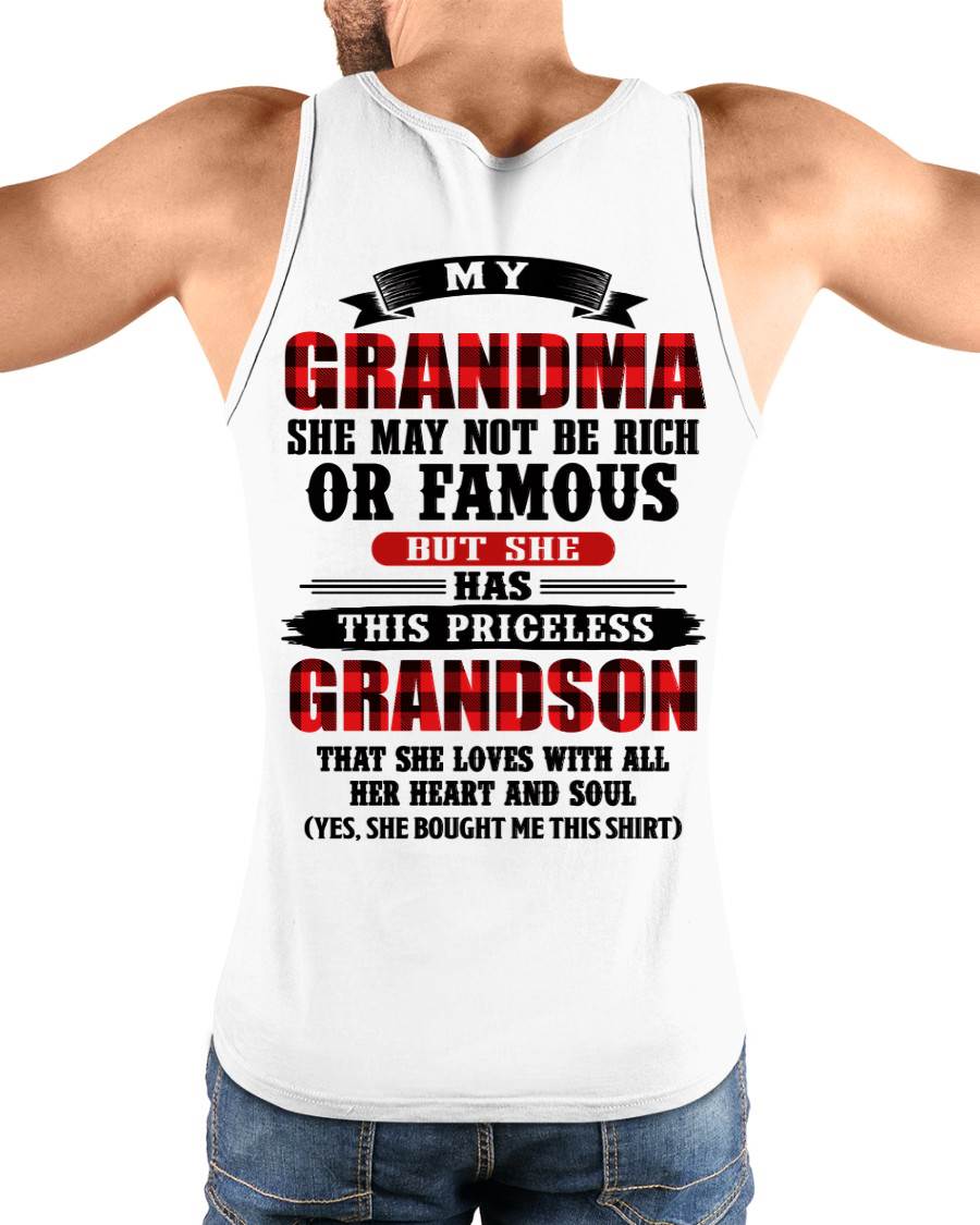 HER PRICELESS GRANDSON - FROM GRANDMA - TLEE00 (SKU2606-337-00)