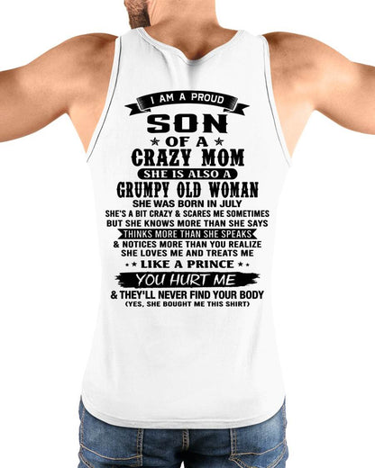 JULY - MY MOM IS CRAZY BUT SHE LOVES ME - FROM MOM - TLEE07 (SKU2606-354-07)