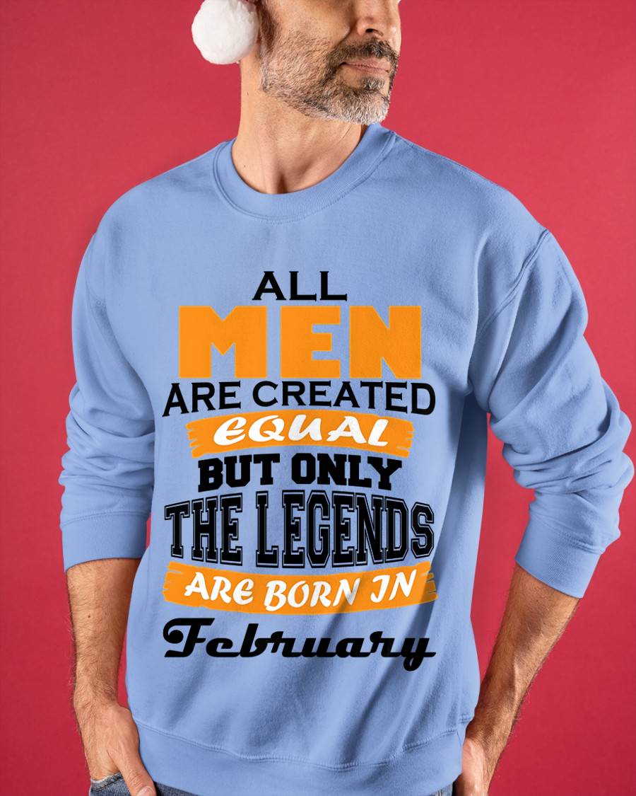 FEBRUARY BORN – ONLY LEGENDS ARE CREATED - FOR MAN - TLEE02 (SKU2606-281-02)