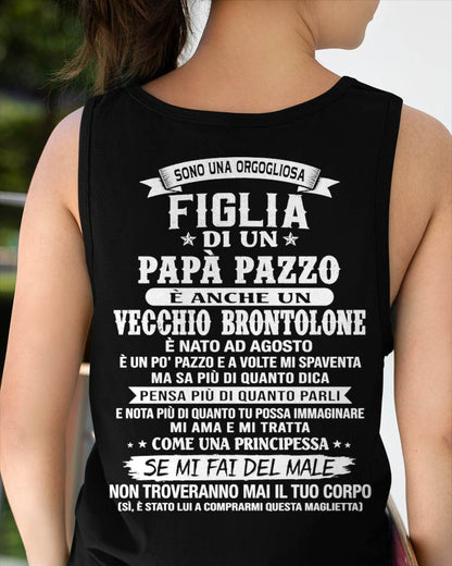 AGOSTO / FIGLIA DI UN PAPÀ PAZZO - REGALO DA PAPÀ  - TLEE08 (SKU2606-155-08)