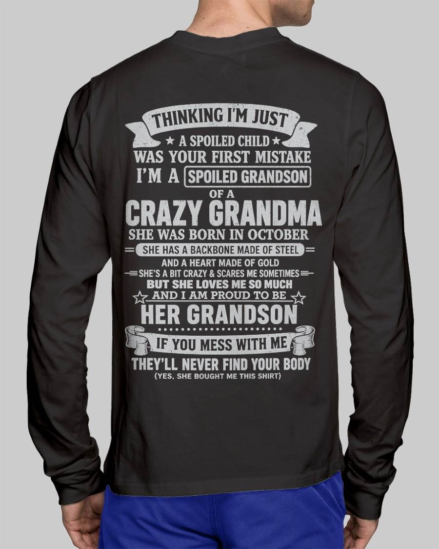 OCTOBER - GRANDMA’S PROTECTION MODE: ON - FROM GRANDMA - TLEE10 (SKU2607-06-10)