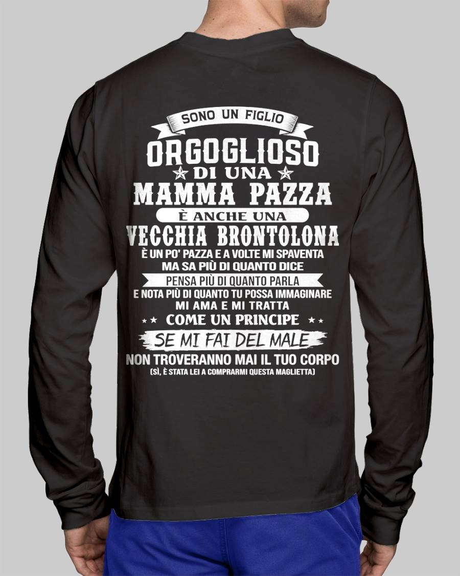 FIGLIO DI UNA MAMMA PAZZA - REGALO DA MAMMA  - TLEE00 (SKU2606-204-00)