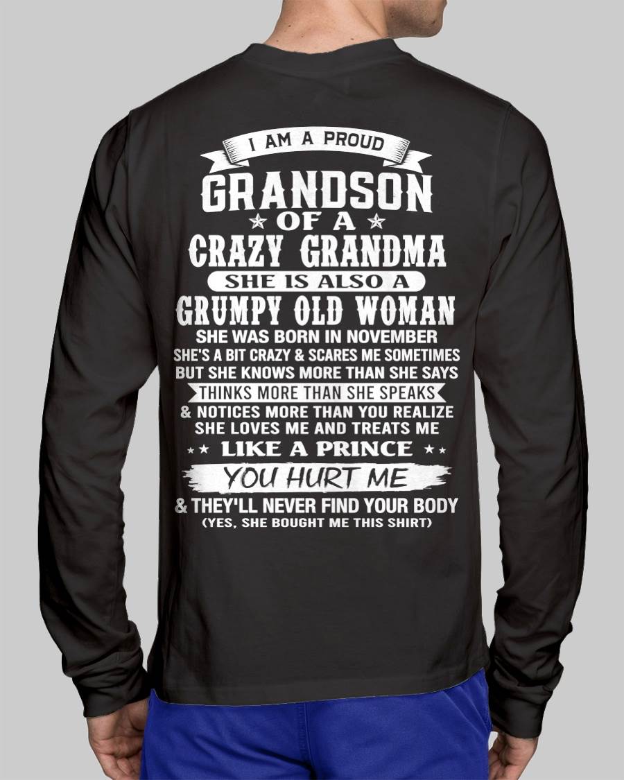 NOVEMBER - GRANDSON OF A CRAZY GRANDMA - FROM GRANDMA - TLEE11 (SKU2606-274-11)