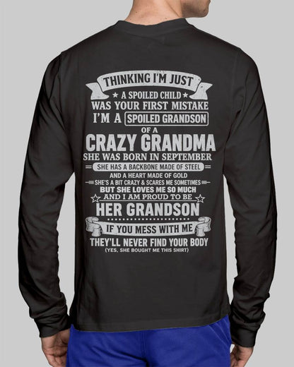 SEPTEMBER - GRANDMA’S PROTECTION MODE: ON - FROM GRANDMA - TLEE09 (SKU2607-06-09)