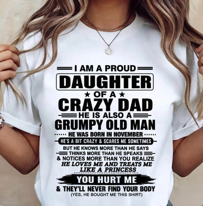 NOVEMBER DAD - GRUMPY OLD MAN, LOVING FATHER - FROM DAD - TLEE11 (SKU2606-302-11)