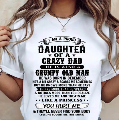 DECEMBER - PROUD DAUGHTER OF DAD - FROM DAD - TLEE12 (SKU2606-209-12)