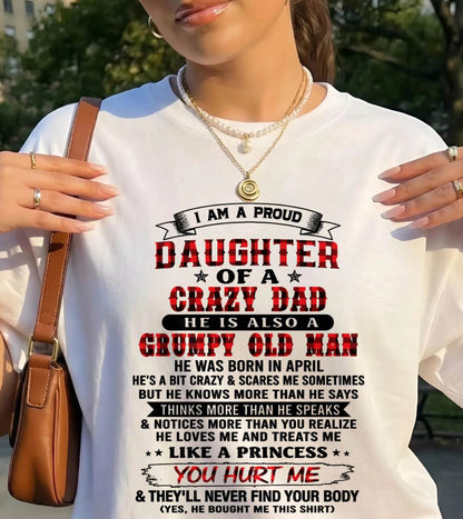 APRIL - EVERY PRINCESS HAS A CRAZY DAD - FROM DAD - TLEE04 (SKU2608-627-04)