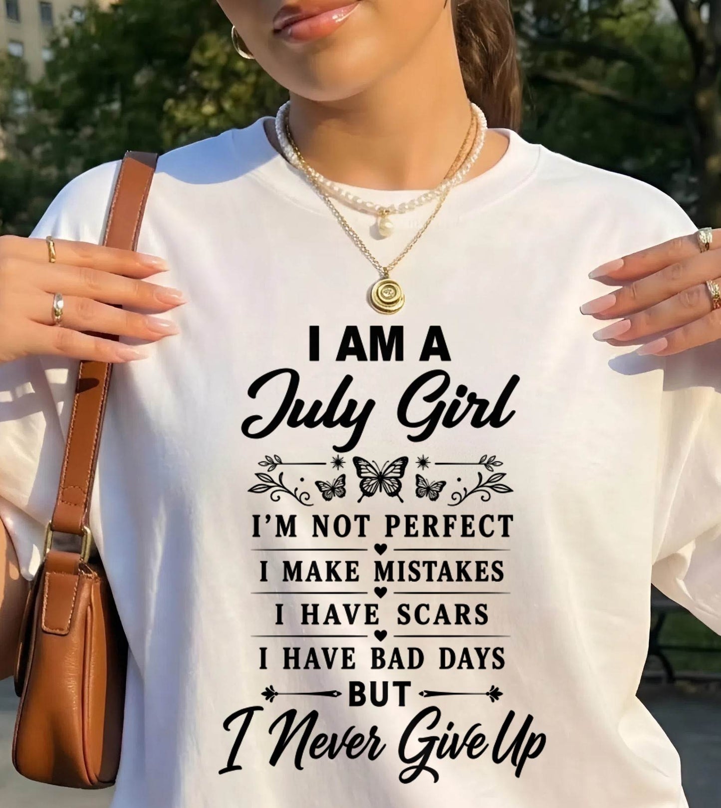 JULY GIRL NEVER GIVE UP - FOR WOMEN - TLEE07 (SKU2606-378-07)