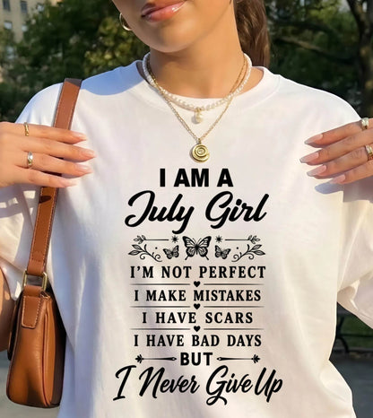 JULY GIRL NEVER GIVE UP - FOR WOMEN - TLEE07 (SKU2606-378-07)