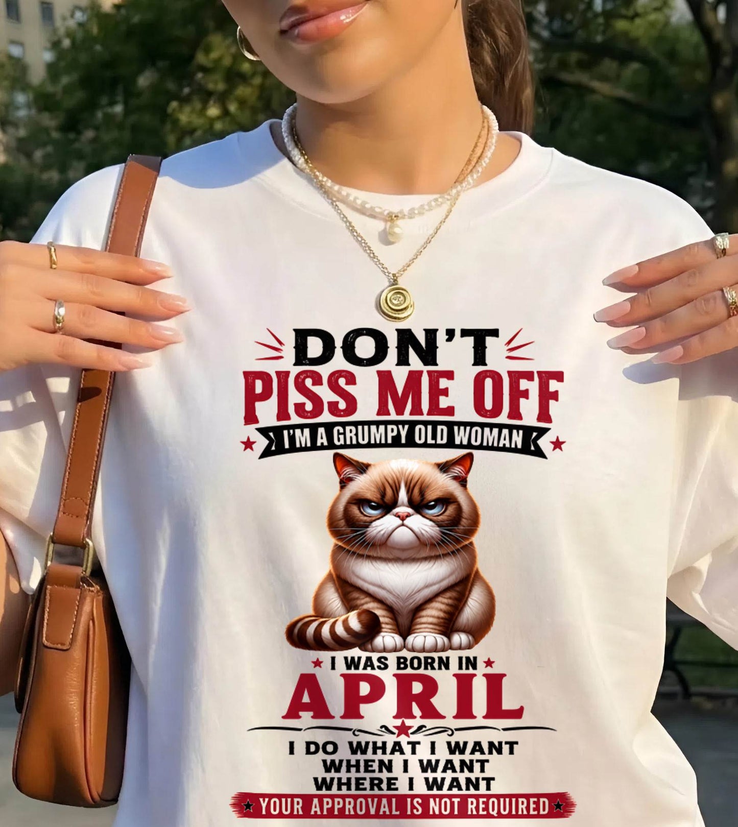 APRIL – ZERO PATIENCE FUNNY CAT - FOR WOMEN - TLEE04 (SKU2608-291-04)