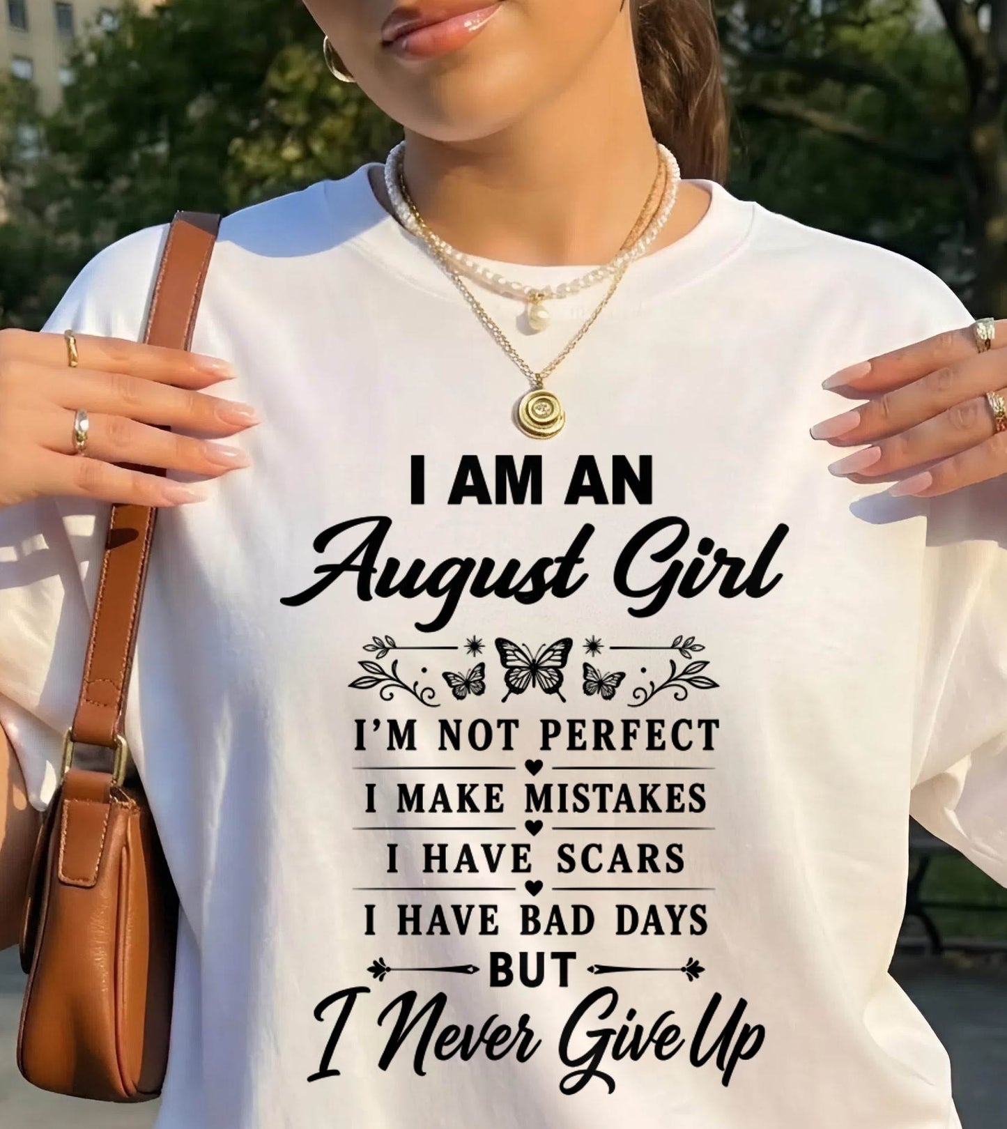 AUGUST GIRL NEVER GIVE UP - FOR WOMEN - TLEE08 (SKU2606-378-08)