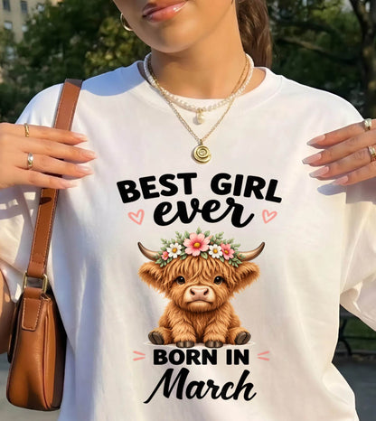 MARCH - BEST GIRL EVER - FOR WOMEN - TLEE03 (SKU2607-198-03)