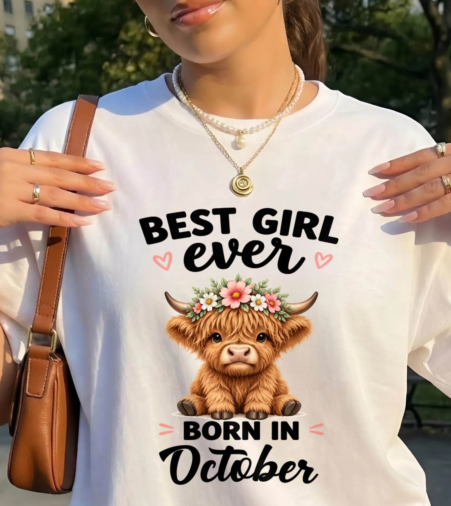 OCTOBER - BEST GIRL EVER - FOR WOMEN - TLEE10 (SKU2607-198-10)