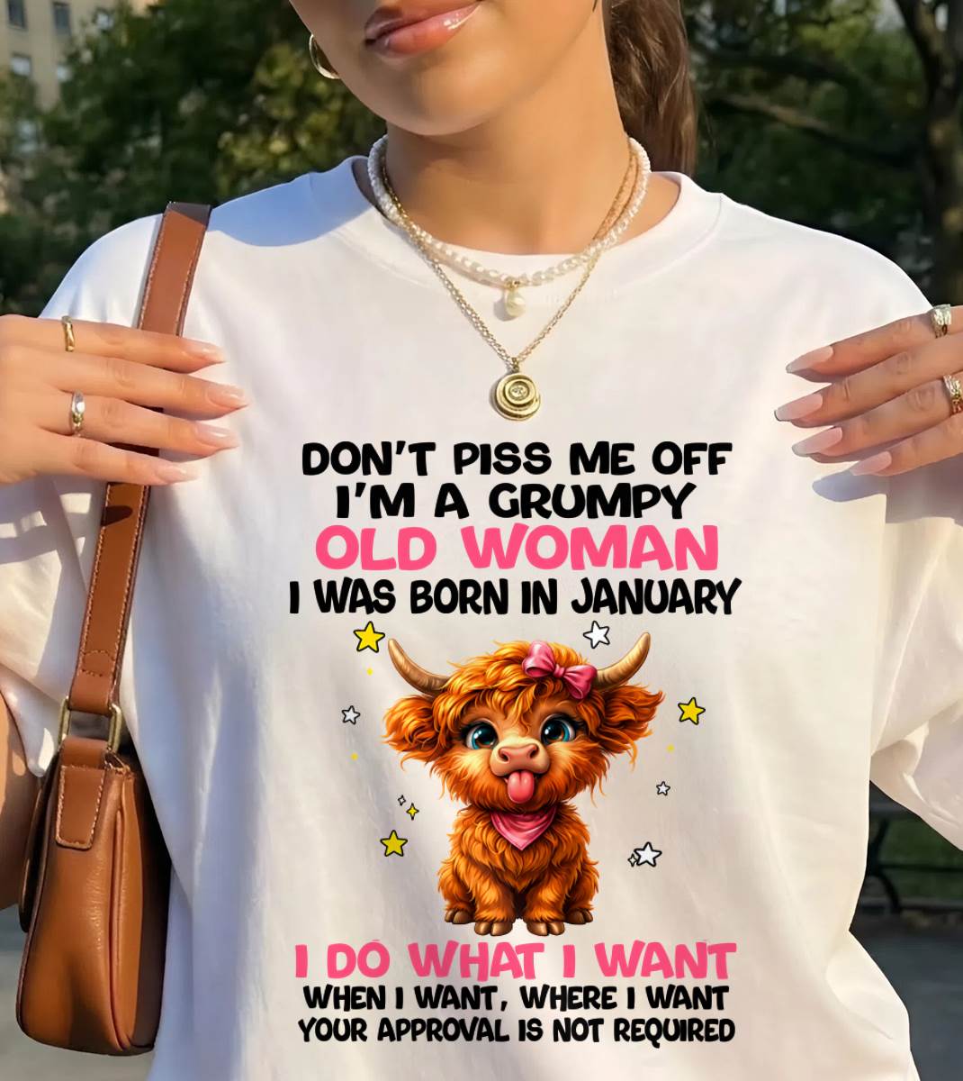 JANUARY GRUMPY LADY SHIRT - FOR WOMEN - TLEE01 (SKU2607-215-01)