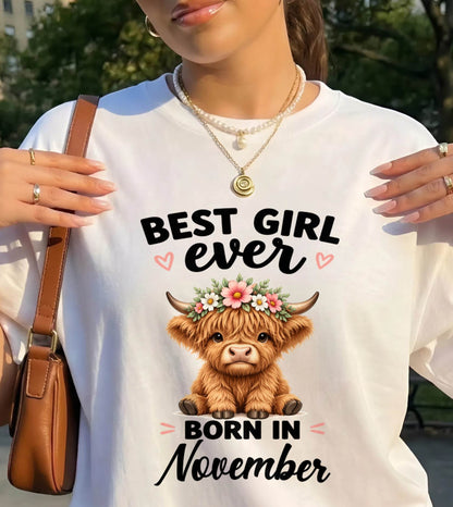 NOVEMBER - BEST GIRL EVER - FOR WOMEN - TLEE11 (SKU2607-198-11)