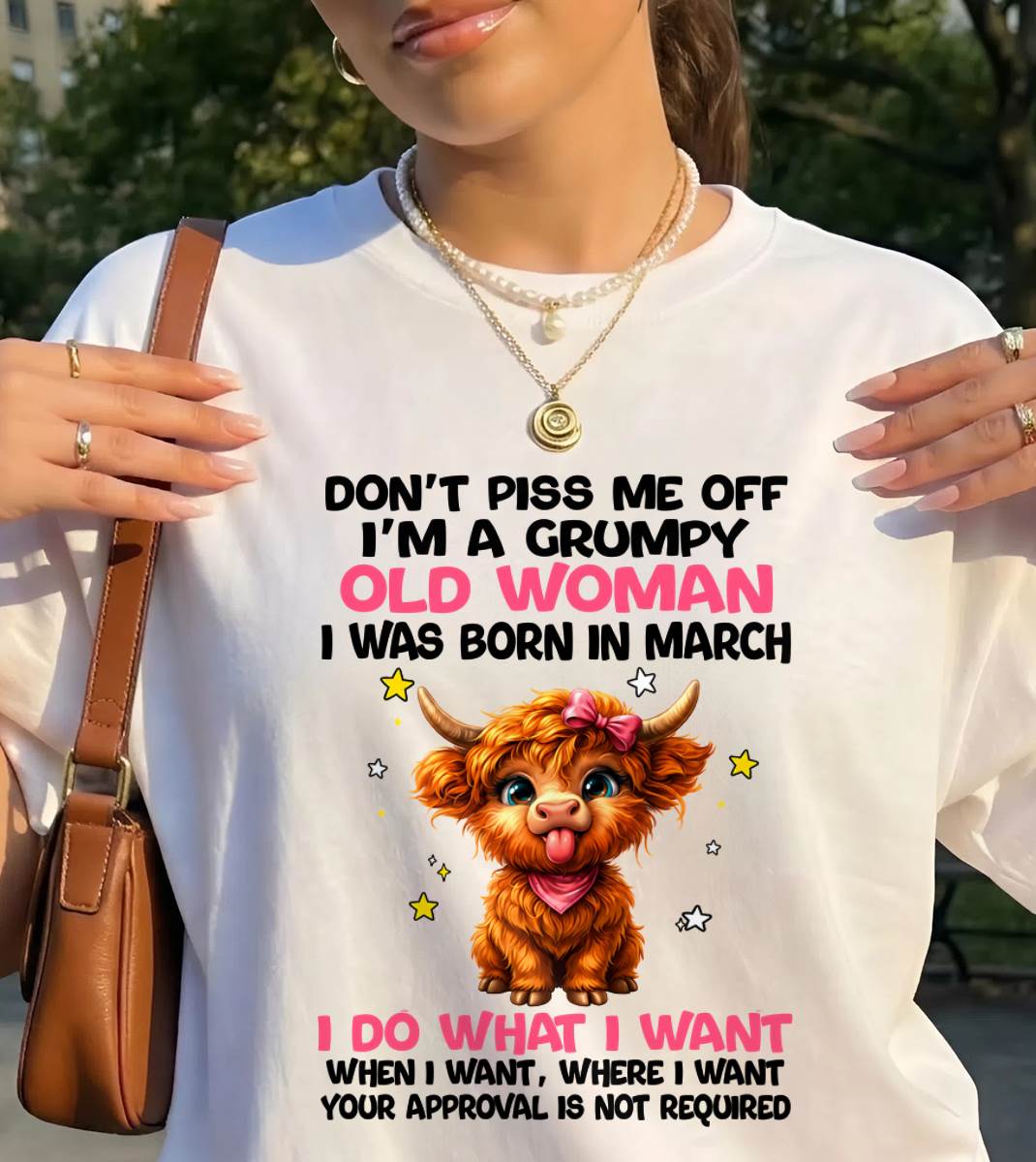 MARCH GRUMPY LADY SHIRT - FOR WOMEN - TLEE03 (SKU2607-215-03)