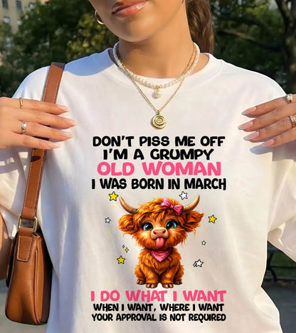 MARCH GRUMPY LADY SHIRT - FOR WOMEN - TLEE03 (SKU2607-215-03)