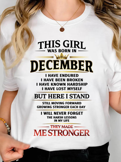 DECEMBER - THE LESSONS HURT, BUT THEY MADE ME STRONGER - FOR WOMEN - TLEE12 (SKU2602-217-12)