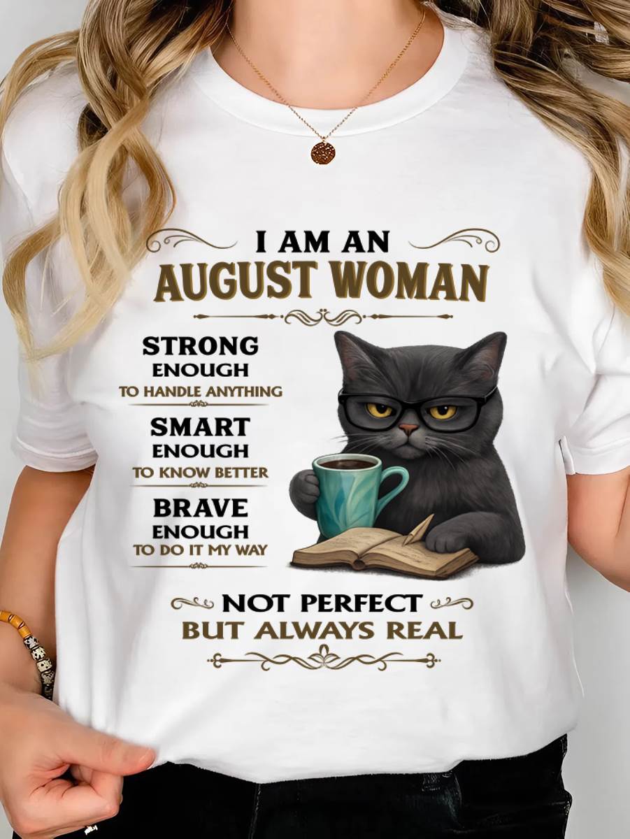 AUGUST - STRONG, SMART & BRAVE – CONFIDENT IN MY OWN WAY - FOR WOMEN - TLEE08 (SKU2603-14-08)