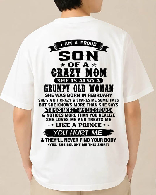 FEBRUARY - MY MOM IS CRAZY BUT SHE LOVES ME - FROM MOM - TLEE02 (SKU2606-354-02)