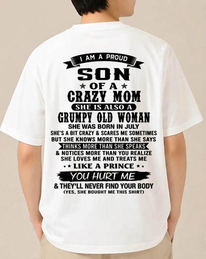 JULY - MY MOM IS CRAZY BUT SHE LOVES ME - FROM MOM - TLEE07 (SKU2606-354-07)