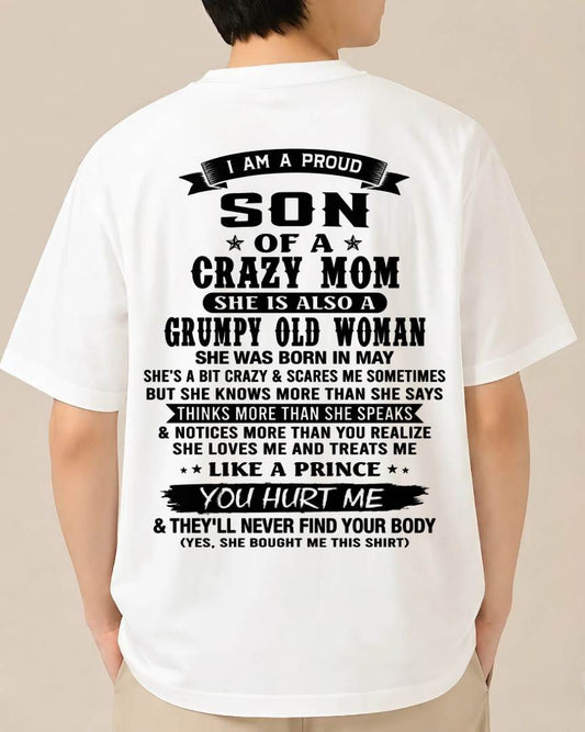 MAY - MY MOM IS CRAZY BUT SHE LOVES ME - FROM MOM - TLEE05 (SKU2606-354-05)