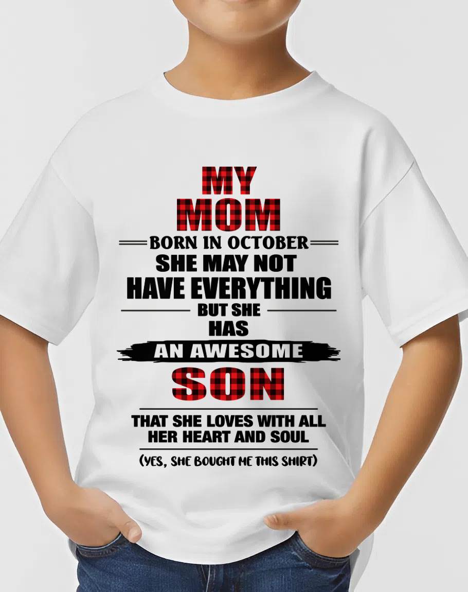 OCTOBER - A MOTHER'S LOVE, A SON'S PRIDE - FROM MOM - TLEE10 (SKU2606-149-10)
