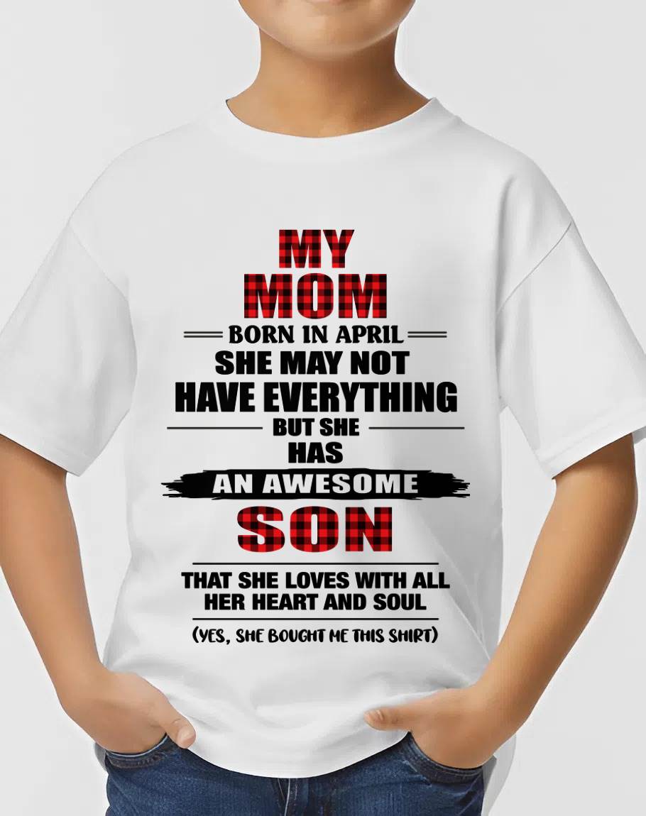 APRIL - A MOTHER'S LOVE, A SON'S PRIDE - FROM MOM - TLEE04 (SKU2606-149-04)