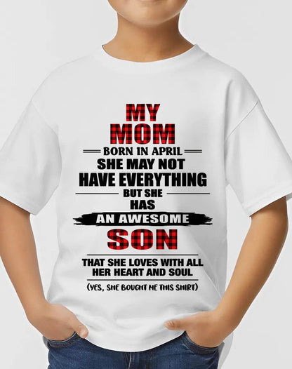 APRIL - A MOTHER'S LOVE, A SON'S PRIDE - FROM MOM - TLEE04 (SKU2606-149-04)
