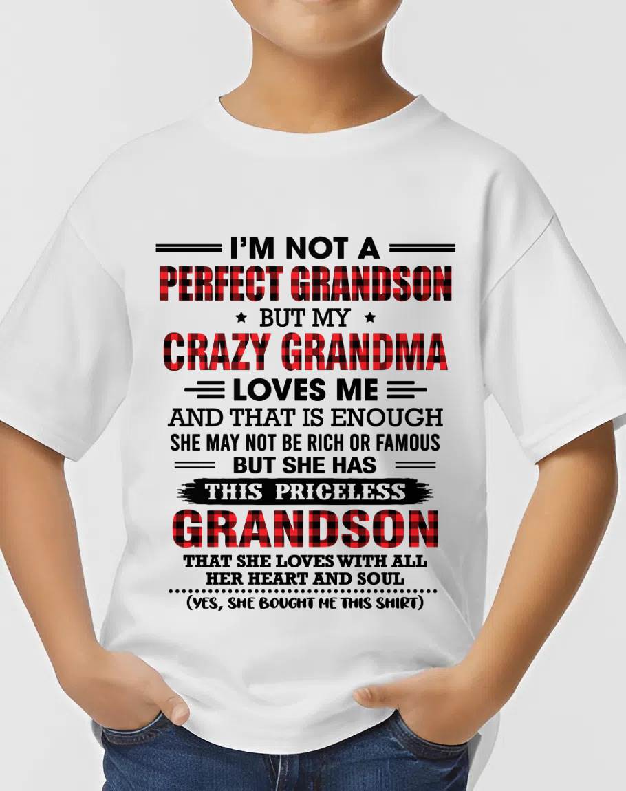 NOT PERFECT, JUST GRANDMA’S FAVORITE GRANDSON - FROM GRANDMA - TLEE00 (SKU2606-362-00)
