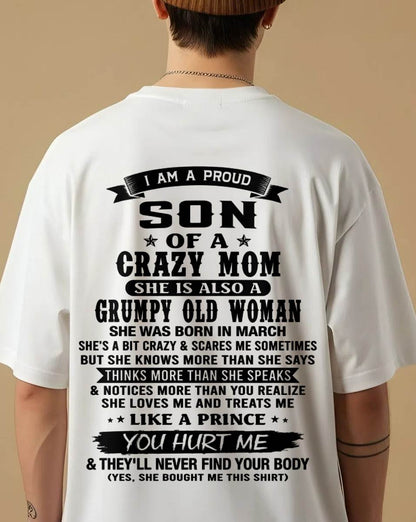 MARCH - MY MOM IS CRAZY BUT SHE LOVES ME - FROM MOM - TLEE03 (SKU2606-354-03)